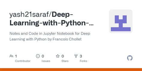 Franois Chollet Deep Learning with Python. . Chollet deep learning github